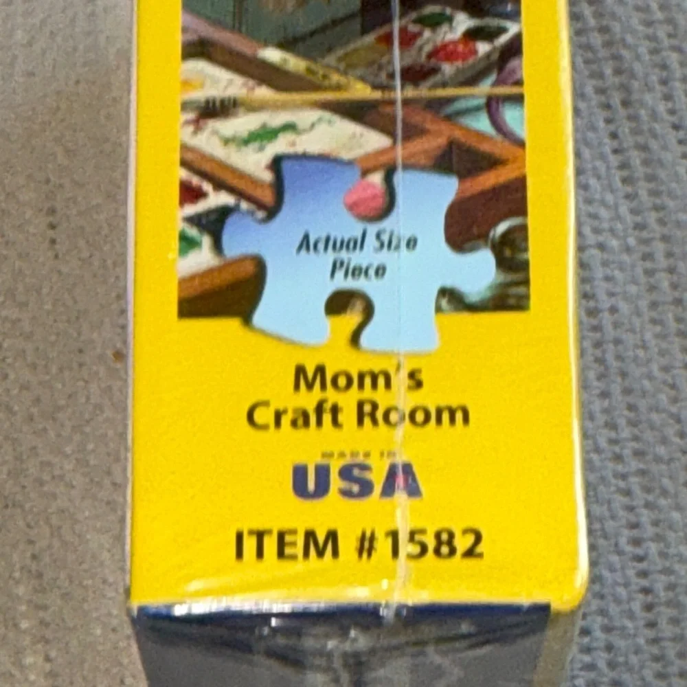 White Mountain Mom's‎ Craft Room Puzzle - Vibrant Colors 1000 piece NEW